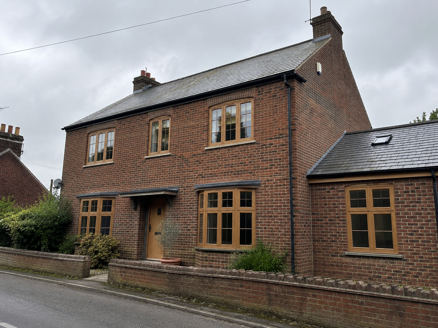 A home fitted with made-to-measure timber windows